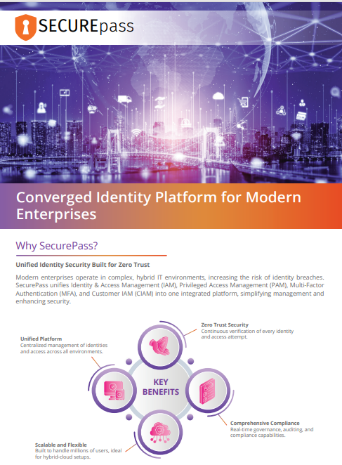 Converged Identity Platform for Modern Enterprises